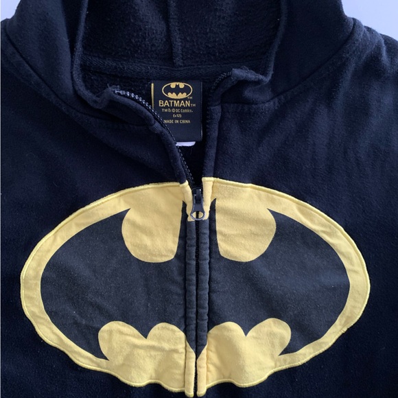 🎄🔥🦇Batman zip up Hoodie with Mask Hood Boys XL - Picture 4 of 14
